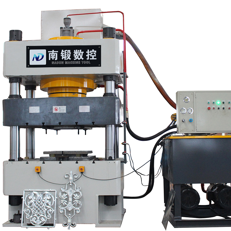 500T壓花三梁四柱油壓機(jī)，淺拉伸成型油壓機(jī)